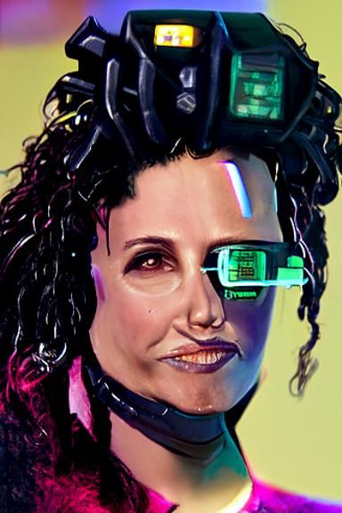 Cyberpunk Elaine Benes