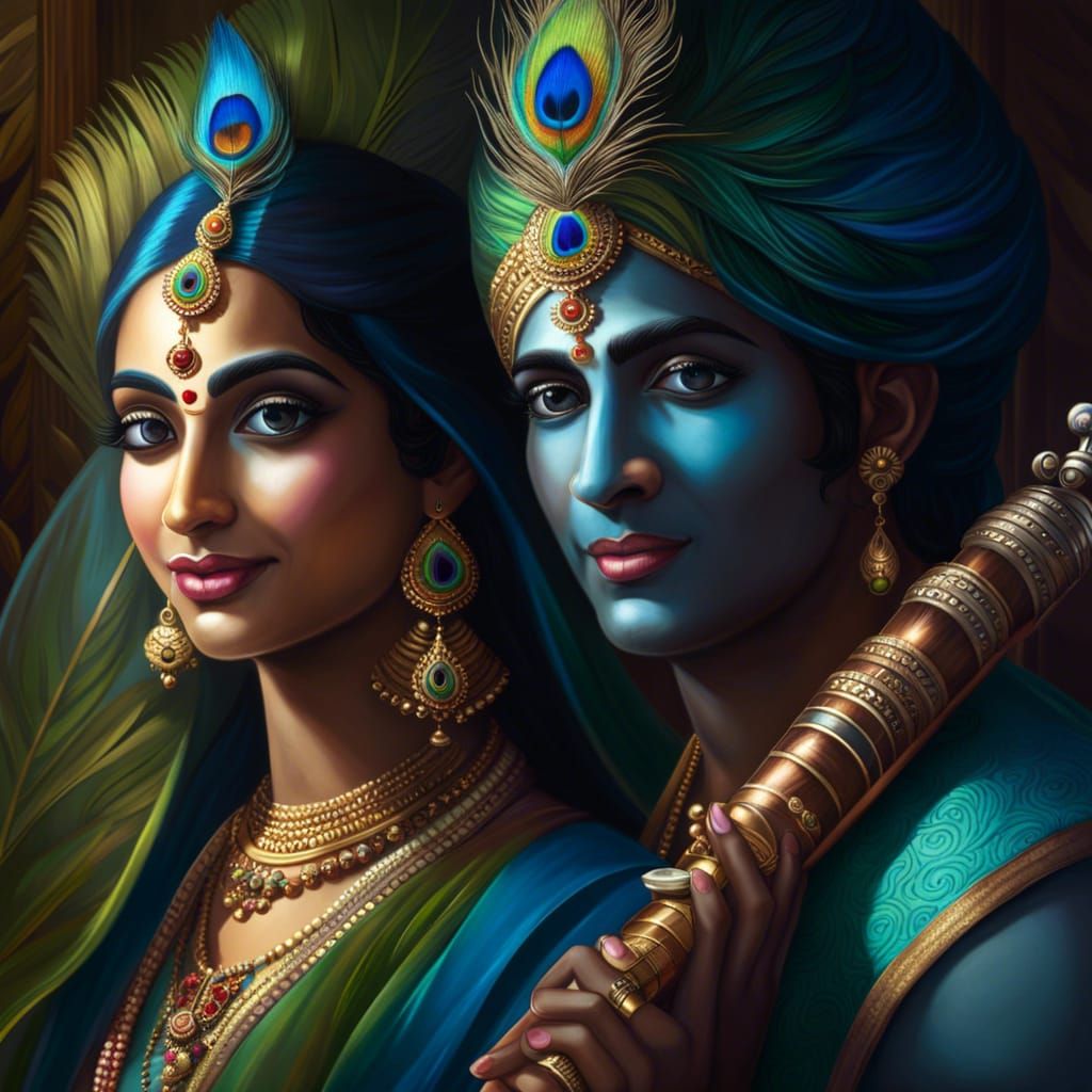 Radha and Krishna