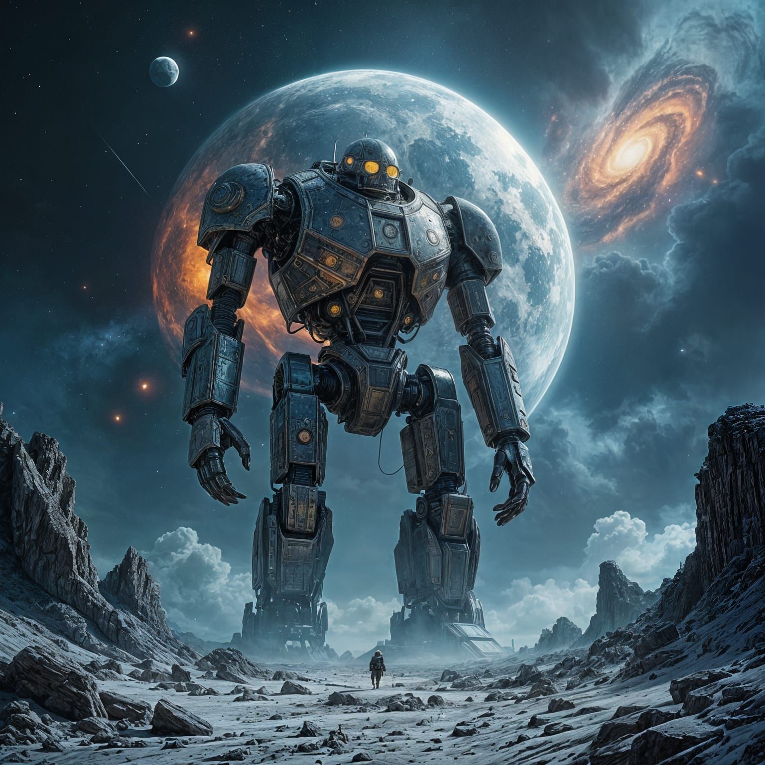 Ancient Automaton Sentinel on Shattered Moon