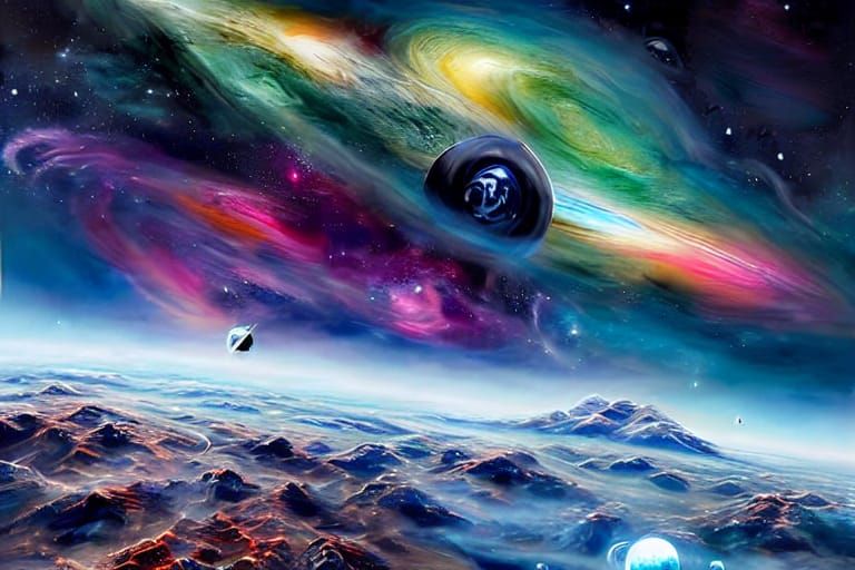 AI Generated Image of Outer Space