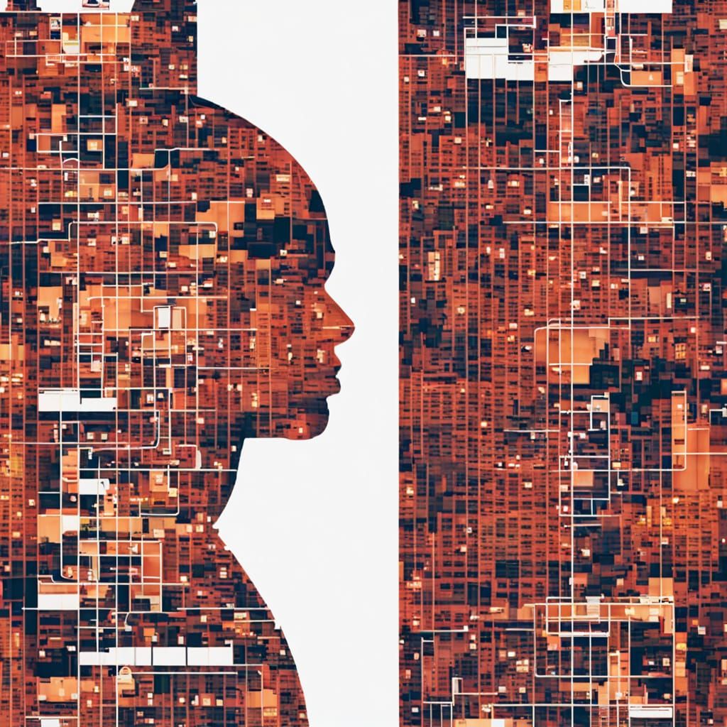 Artistic Clash of AI and A1 Sauce in a Futuristic Food Fight