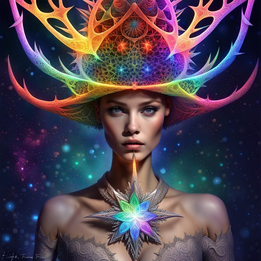 Elegant Witches Feast Under Magical Spells