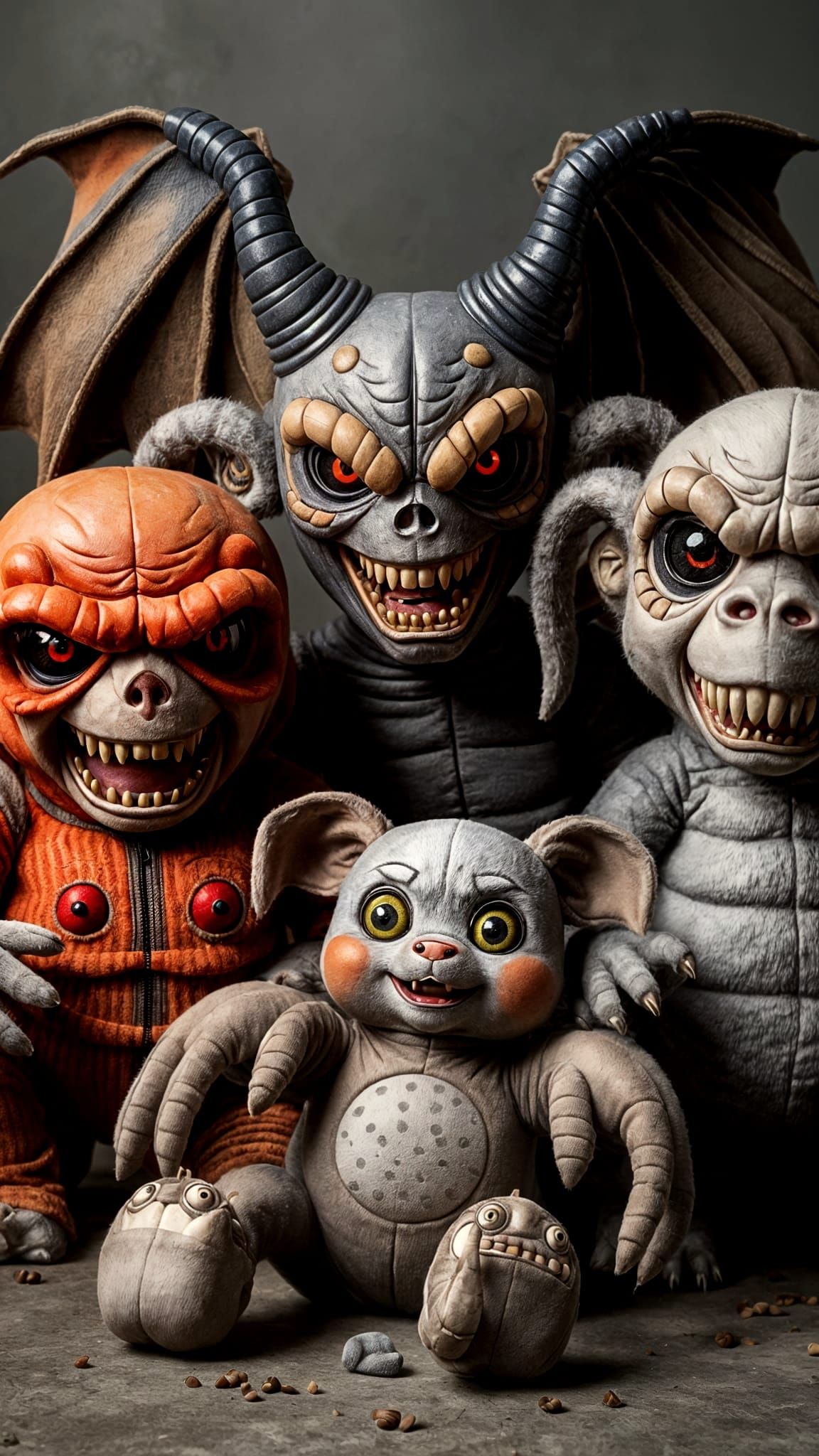 Cuddly Toys Turned Dark in Hyper Realistic Art