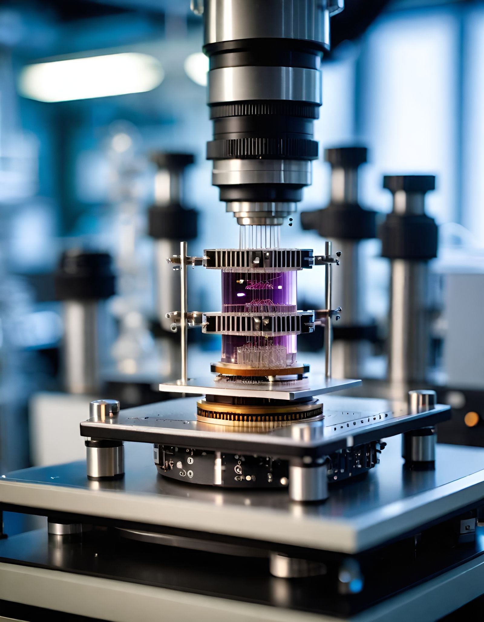 Quantum Computer Apparatus in Laboratory Setting