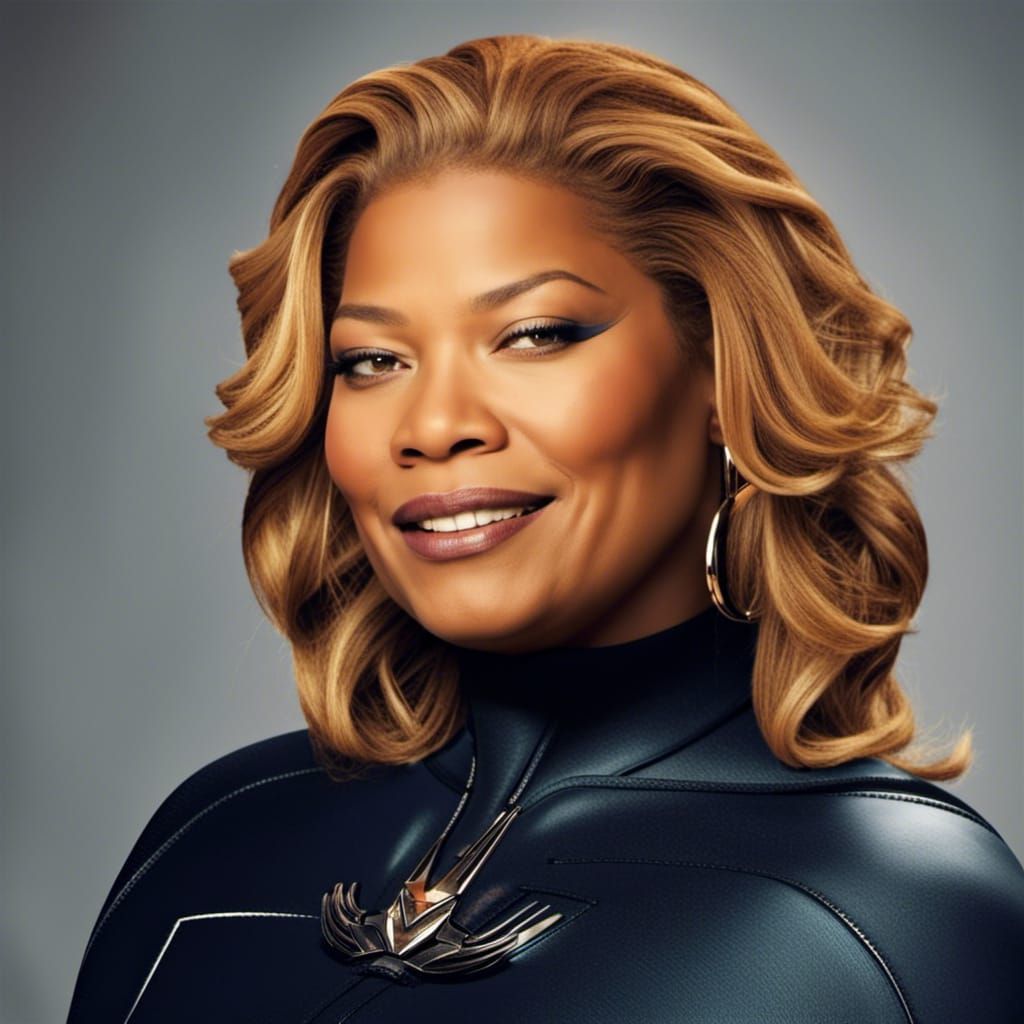 Queen Latifah as a Powerful Superhero
