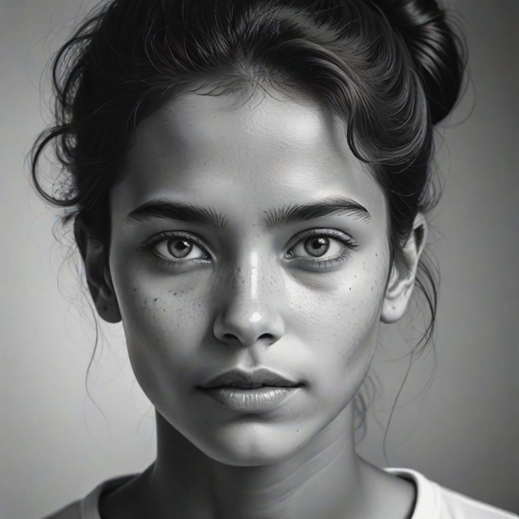 Striking Black and White Human Portraits