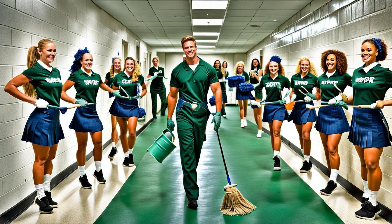 Cleaning Up Hearts: The Secret Crush on the High School Janitor