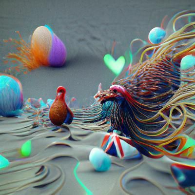 Psychedelic Swirling Vortex of Colors