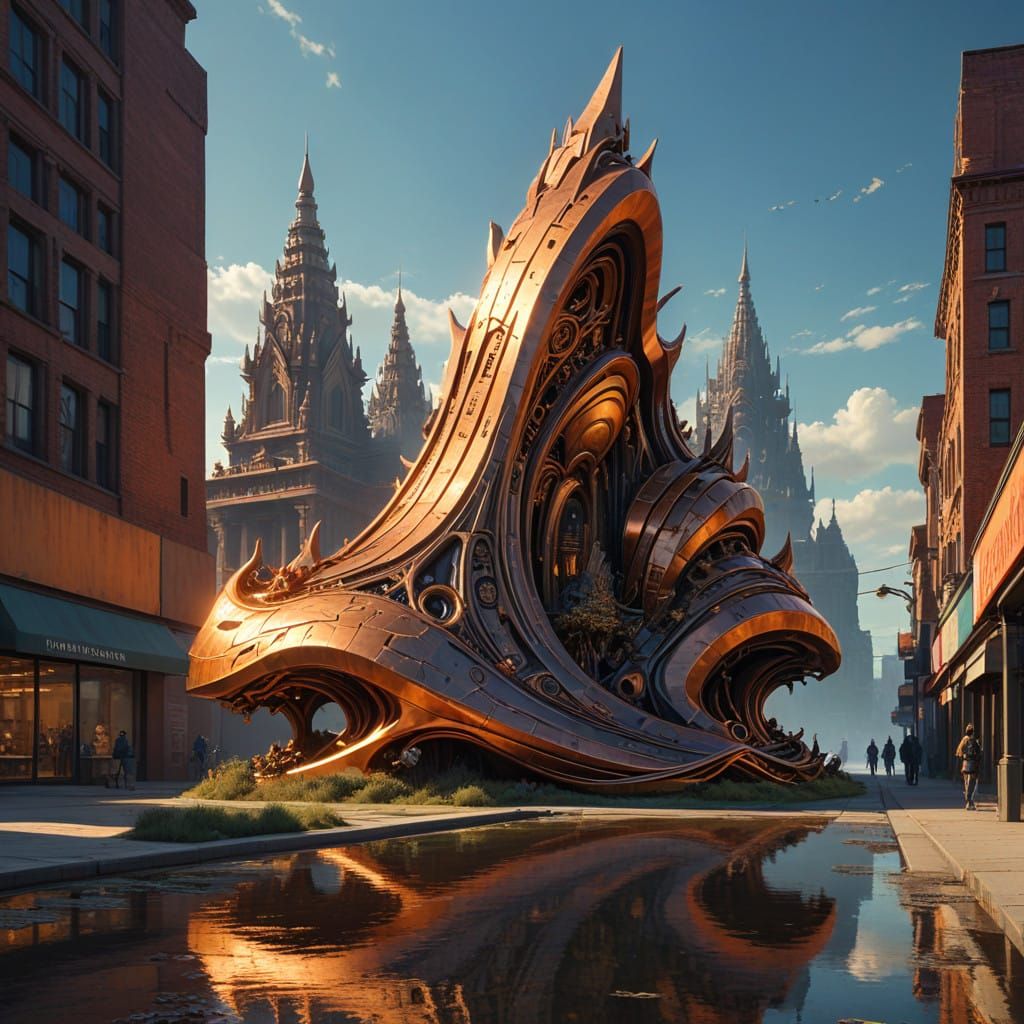 Harmony flows through copper dreams of time