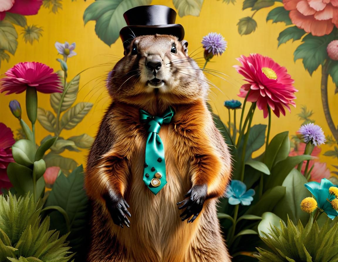 handsome groundhog