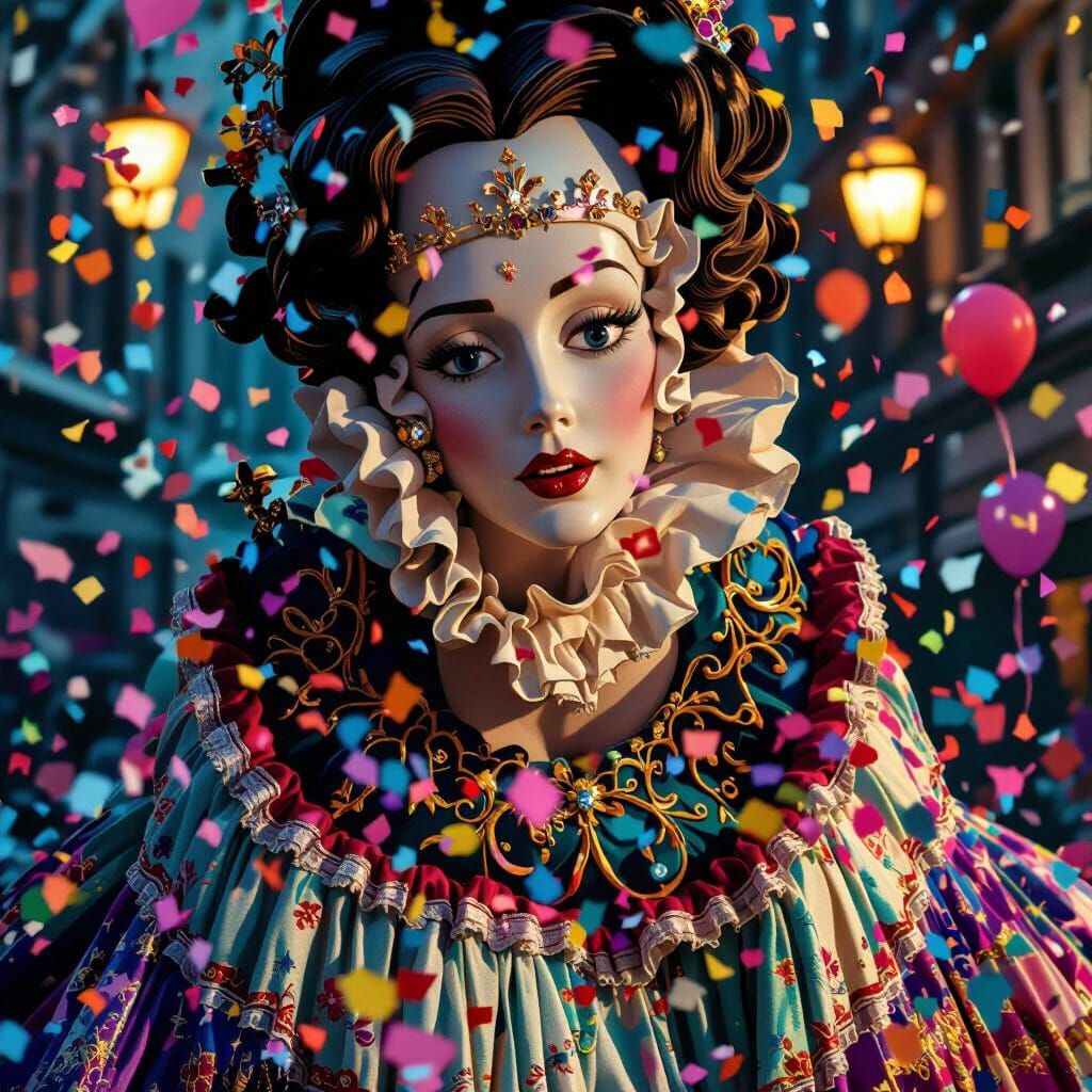 Marble Queen Statue Parade Float Mishap