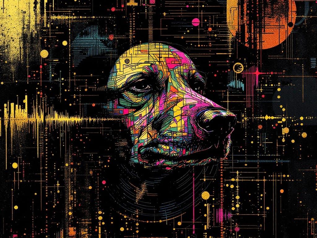 Dramatic Fusion of Art and Technology: Glitch Art Masterpiec...