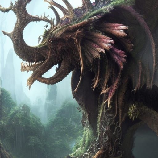 Cute Magical Creature in Epic Digital Painting