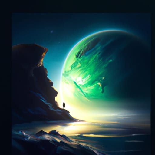 Fantastical Matte Painting in Deep Color