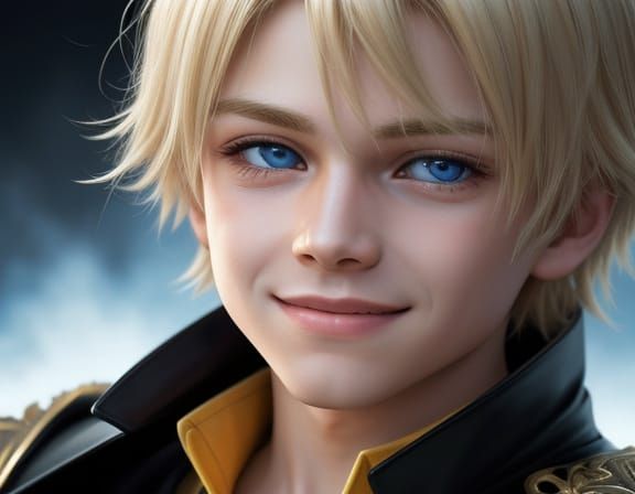 Surreal Child Portrait with Voltage Eyes in Oil Painting Sty...