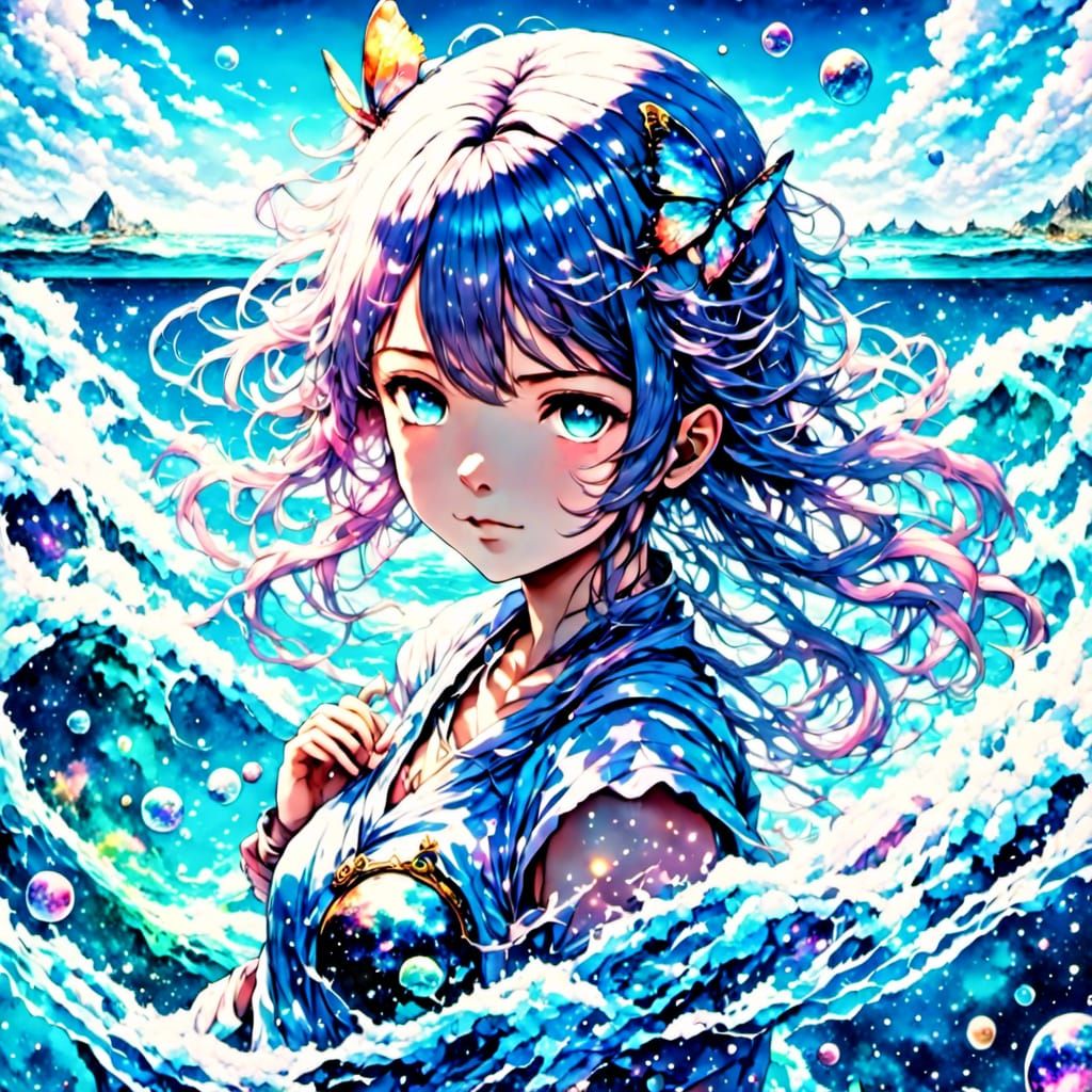 Cosmic Spice - playing in the water