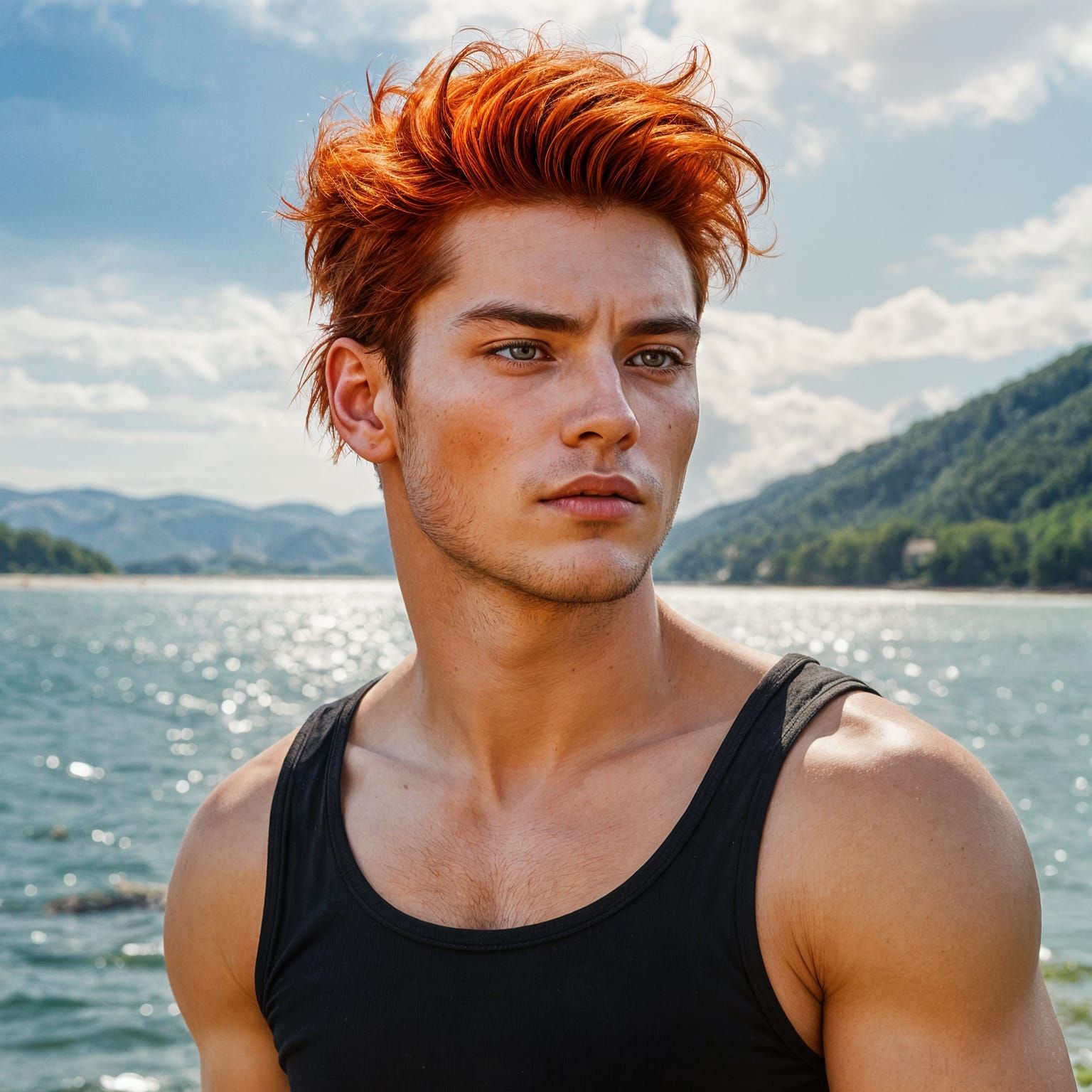 Ginger Athlete at Mountain Waters