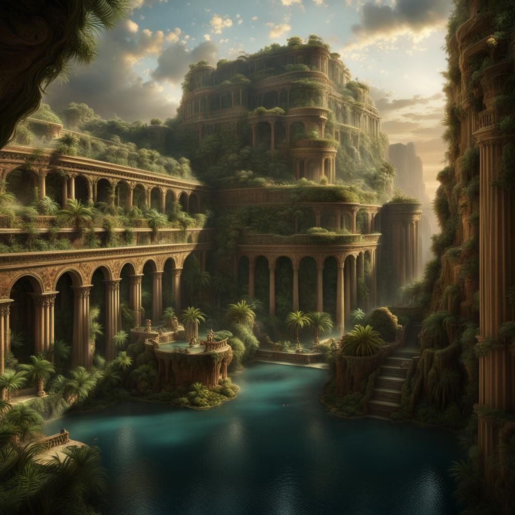The hanging gardens