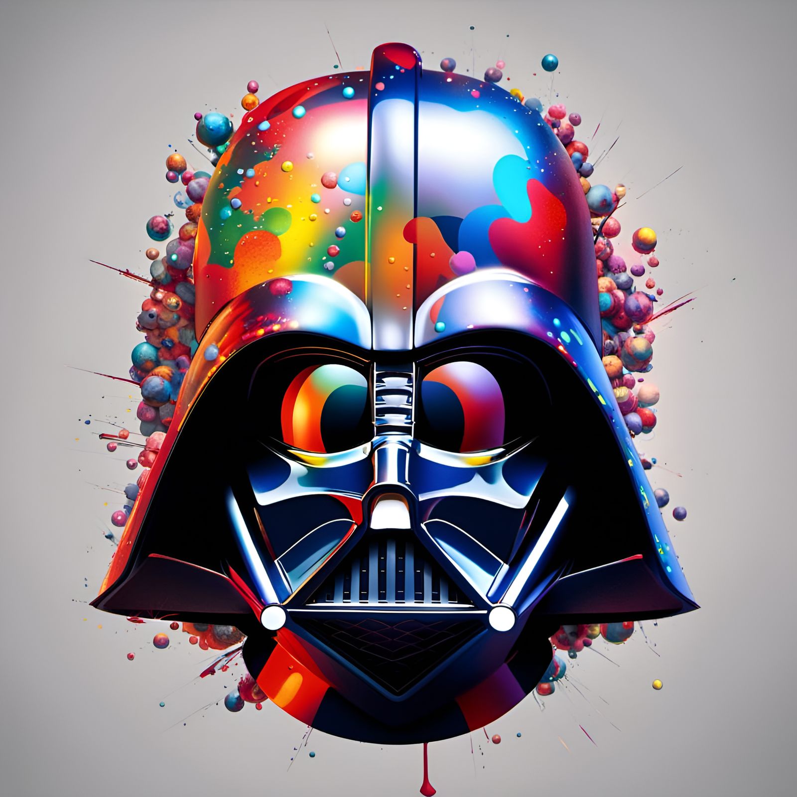 Darth Vader Portrait with Mickey Mouse Ears