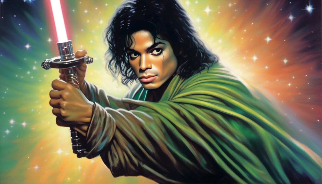 Michael Jackson as Luke Skywalker Character Portrait