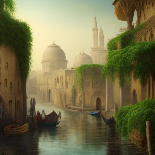 Arabian City of Gold: Fantasy Concept Art