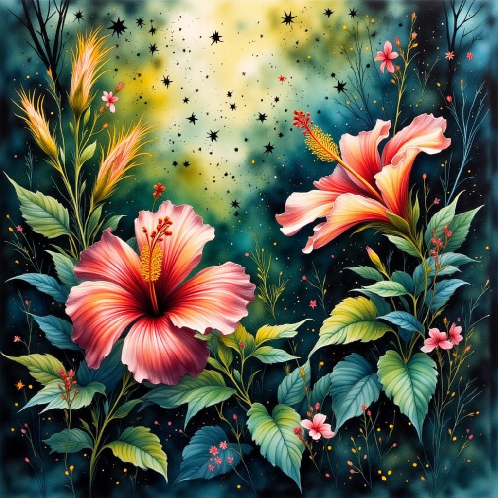 Vibrant Hibiscus