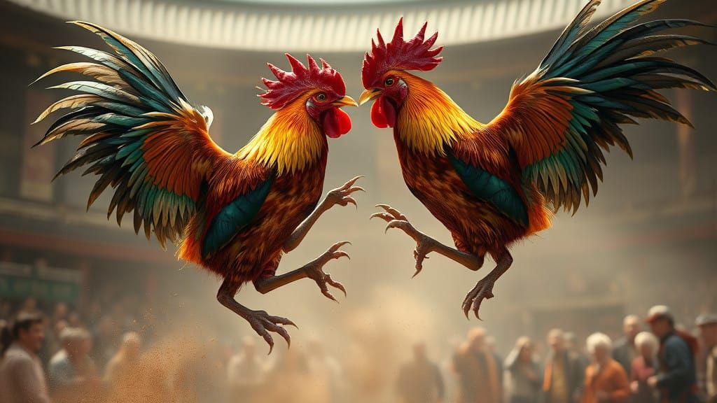 Cockfighting (Luta de Galos)