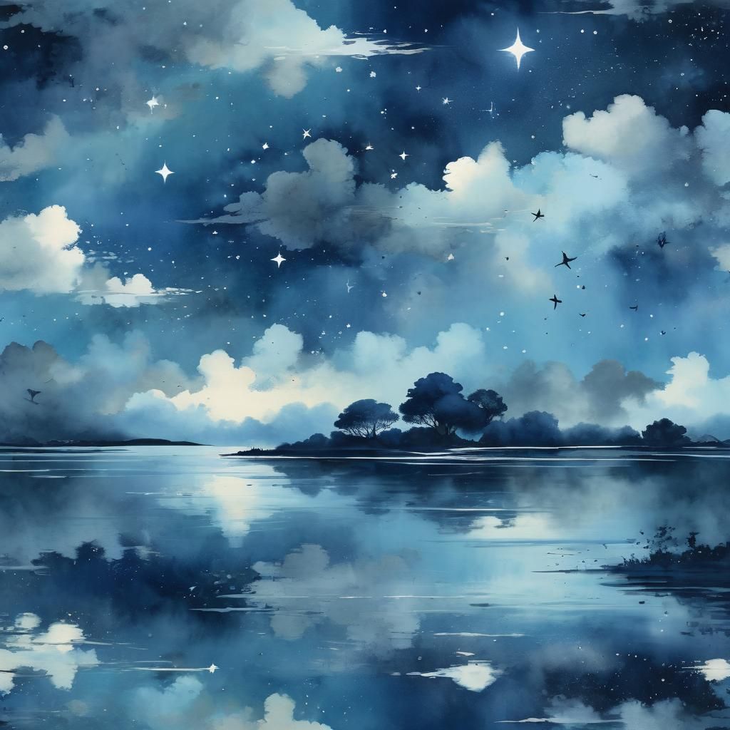 A serene panorama, that carries the essence of peace, tranqu...