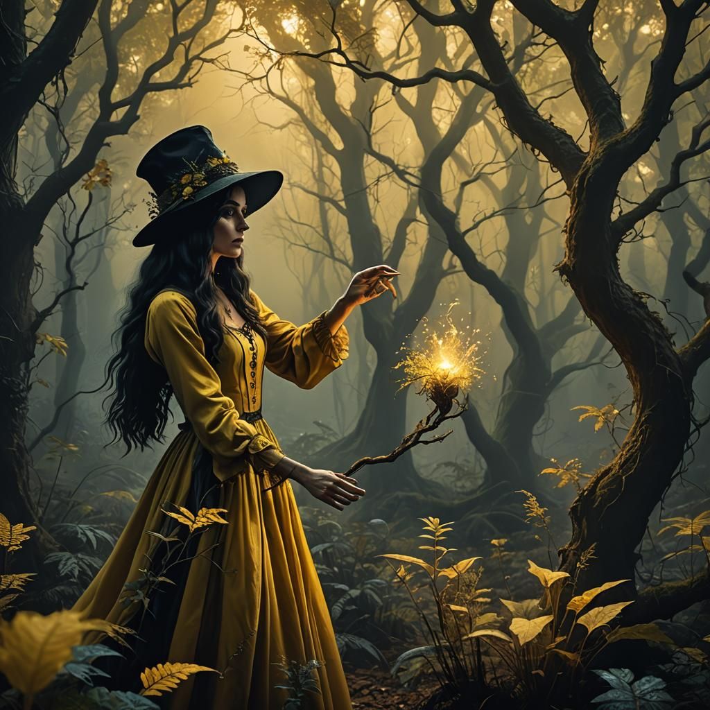 Merlin's Enchantment: Dark Fantasy Transformation Magic