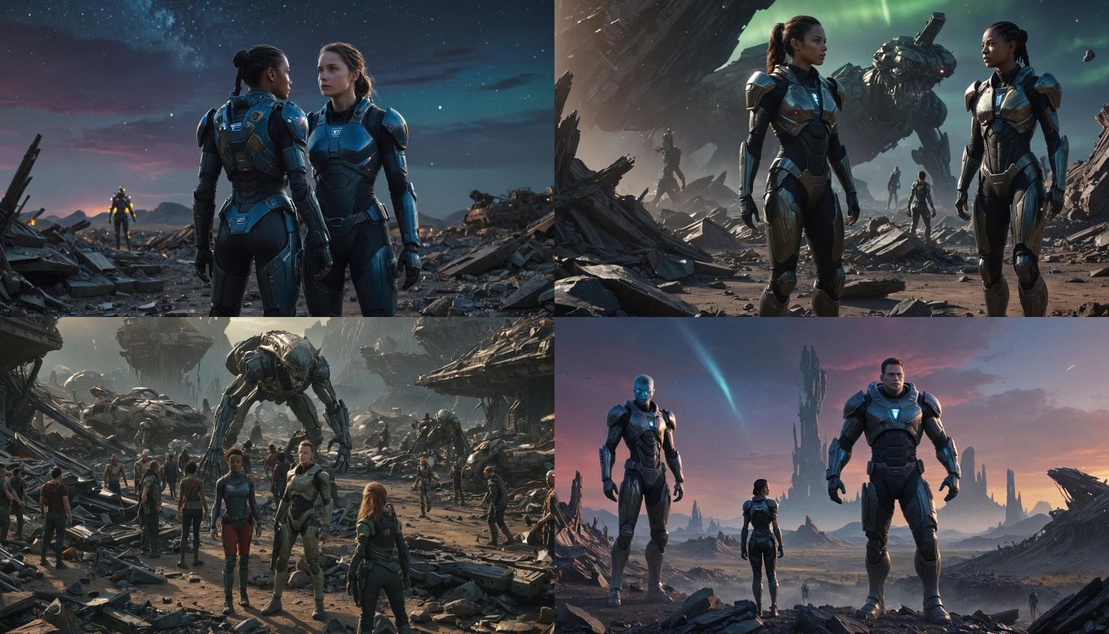 Verenthia Aftermath: Captain Brenner and Lira in Twilight