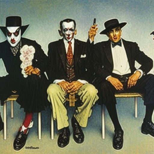 Insane Clown Posse in Rockwell Style