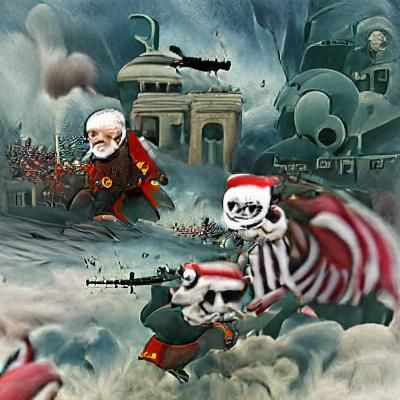 Epic Battle: Santa vs Jack Skellington