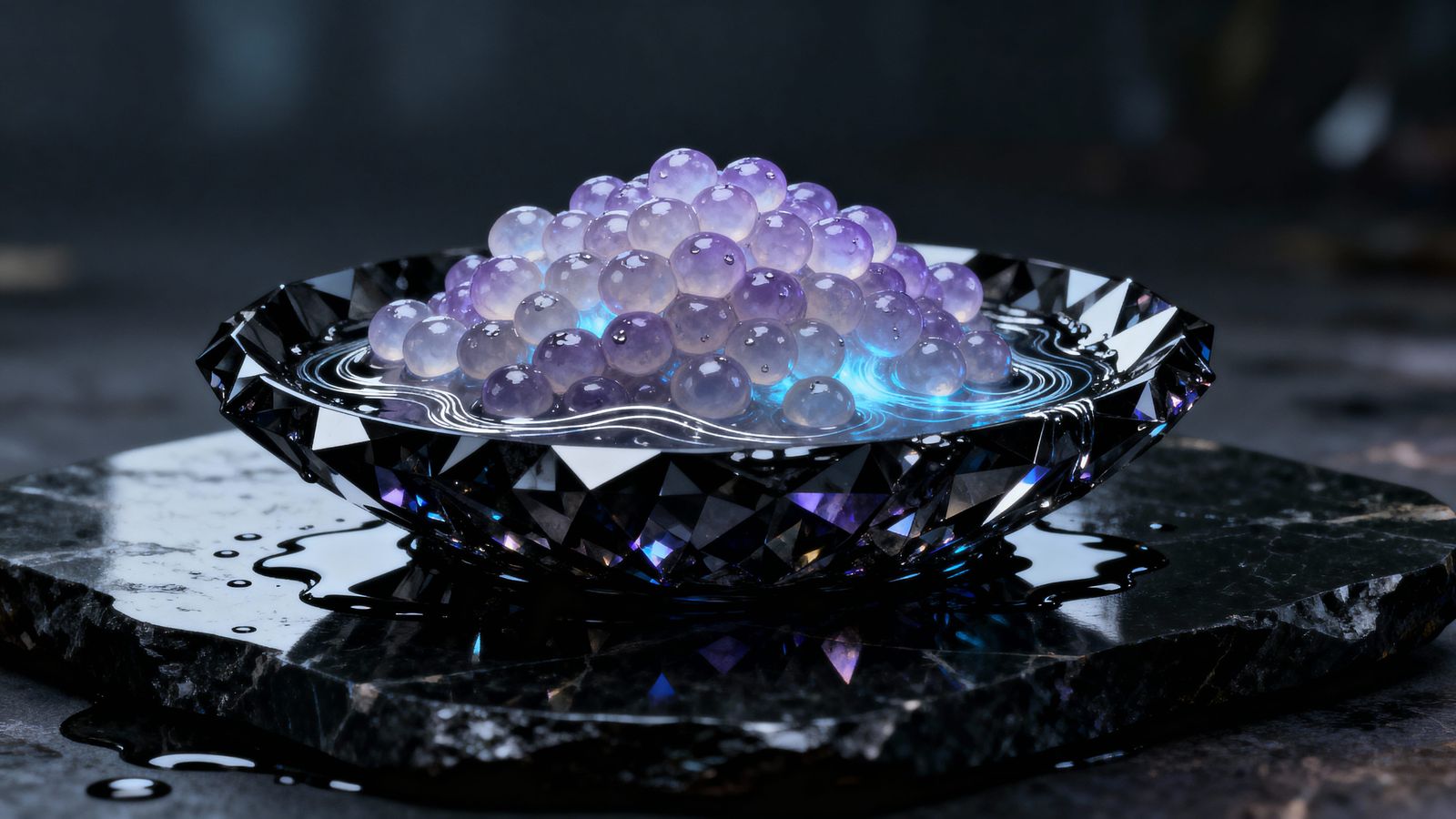 Eerie Fantasy Roe Dish with Psychic Light
