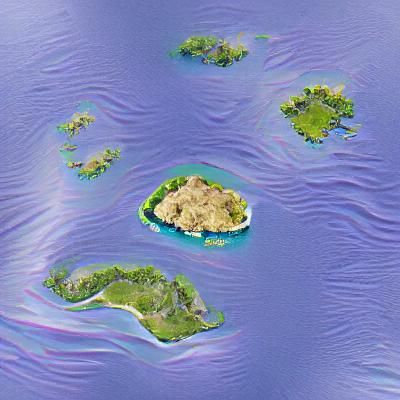 Detailed 8K Island Map