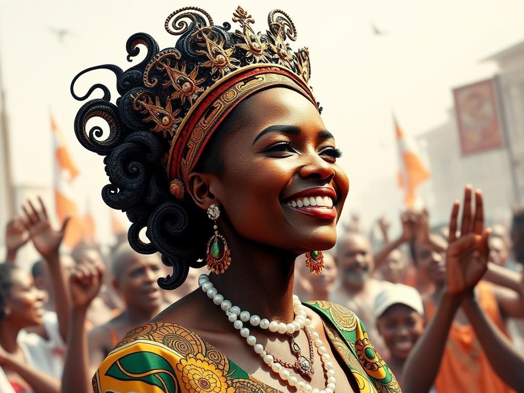 Beauty Queen Elected President in African Revolution