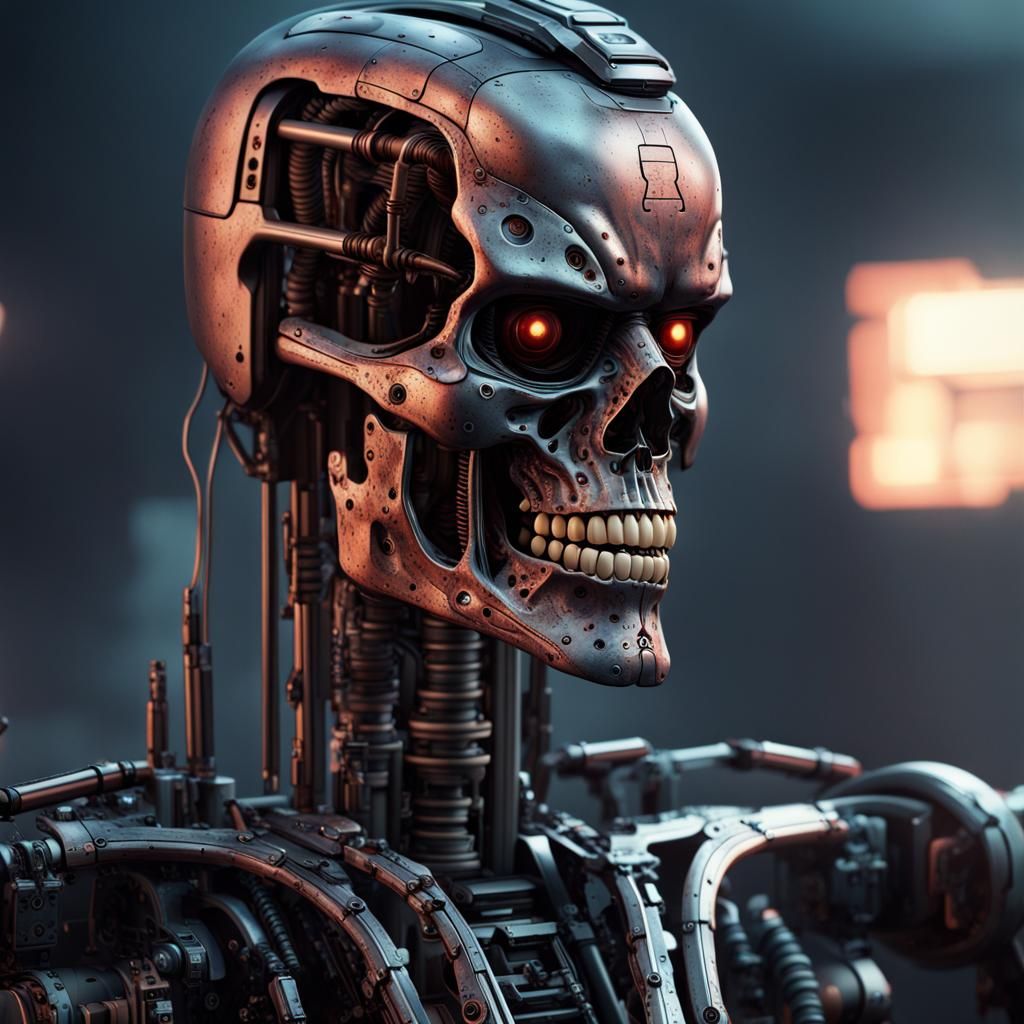 Jack Nicholson as a Bio-Mech Terminator