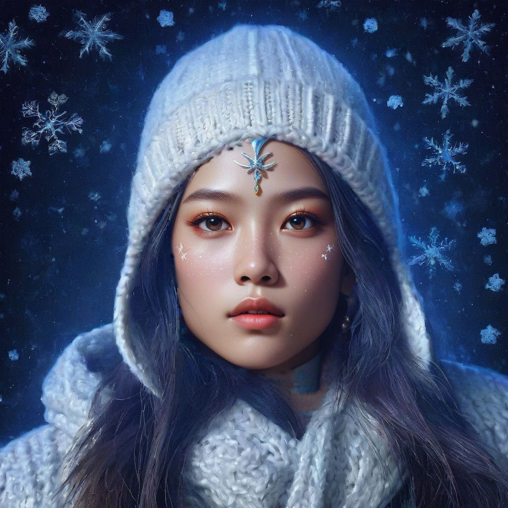 Majestic Dragon Princess Under Starry Night Sky