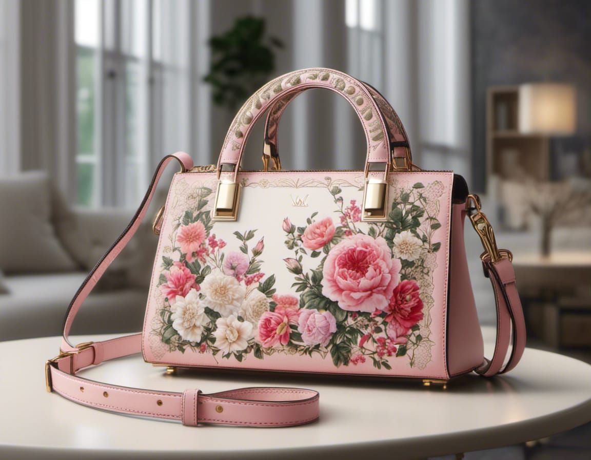 Designer Purse in Japanese Cyberpunk Style