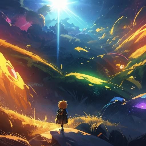 Middle Finger in 3D Anime Style