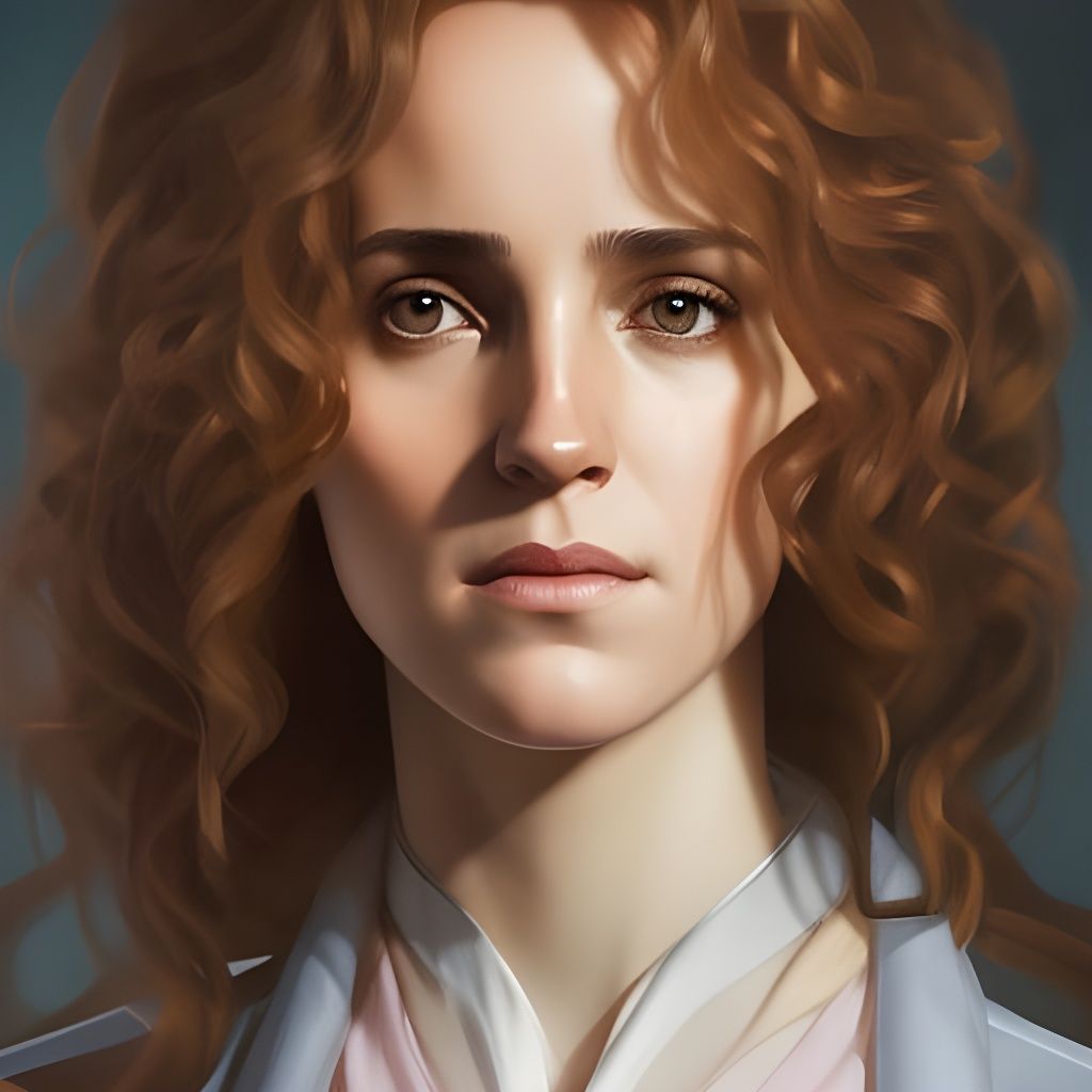 Hermione Granger Portrait in Digital Art Style