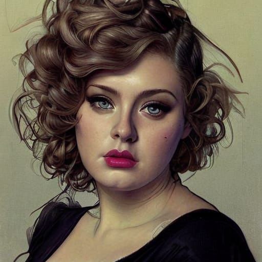 Simple AI-Generated Portrait