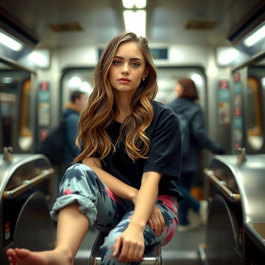 Sultry City Portraiture in Dreamy Haze