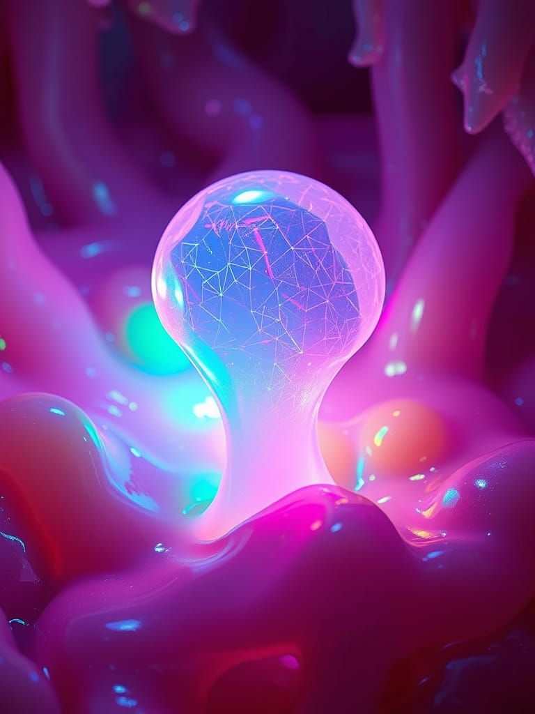 Neon Slime Ooze in Vibrant Hues