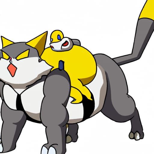 Gigantamax Meowth Digital Art