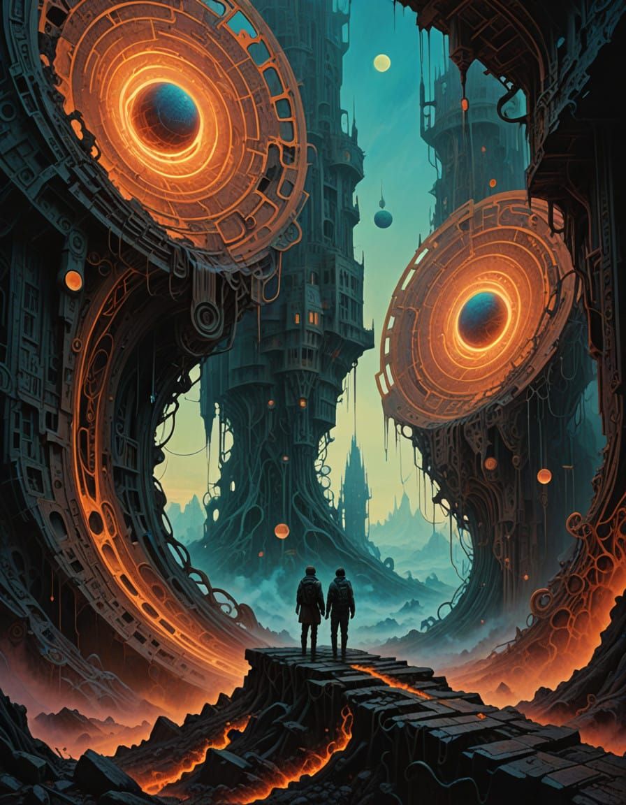 Surreal Biomechanical Dreamscape