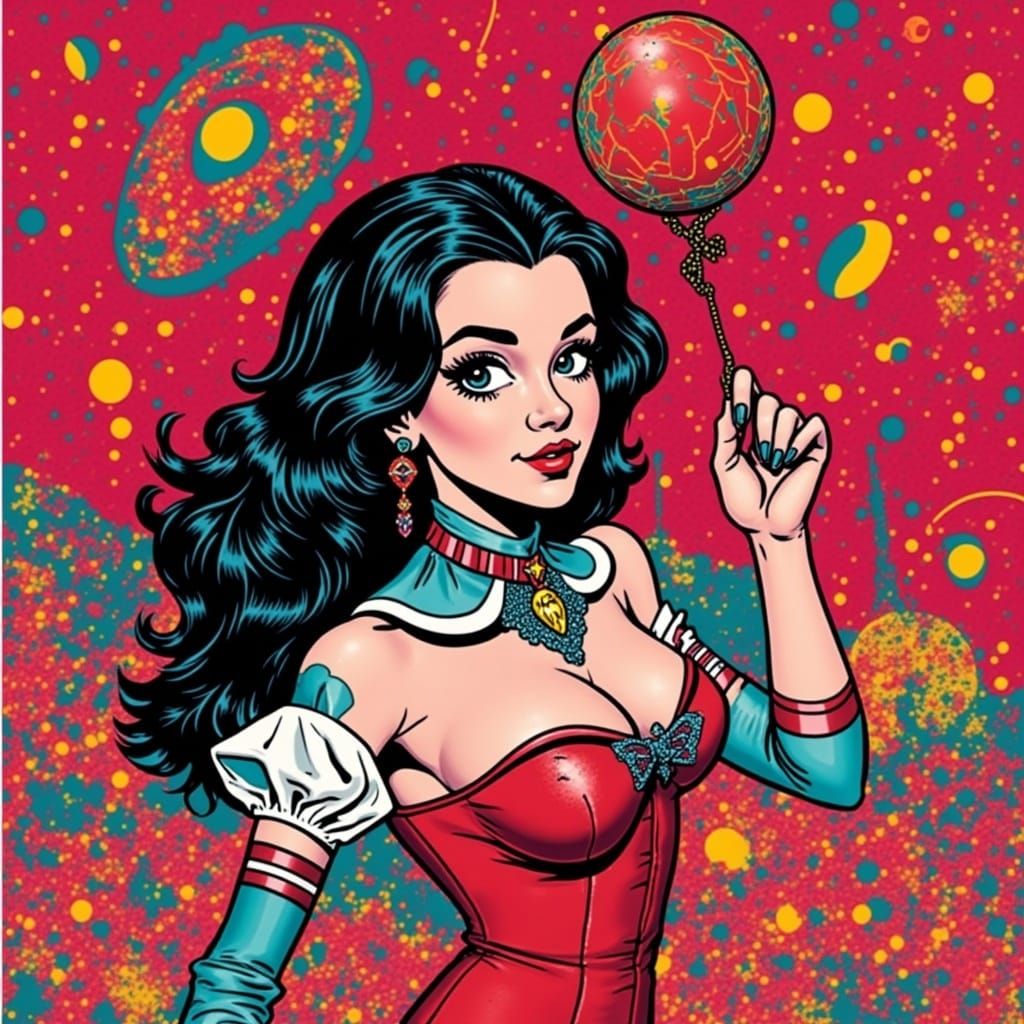 Snap Crackle Pop Scene in Vibrant Pop Art