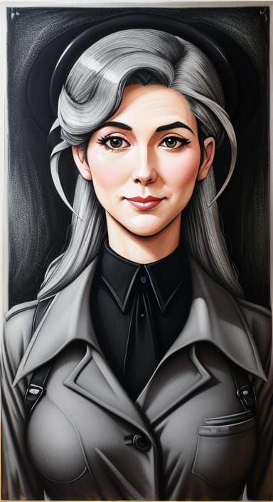 Lamb Portrait in WWII Propaganda Poster Style