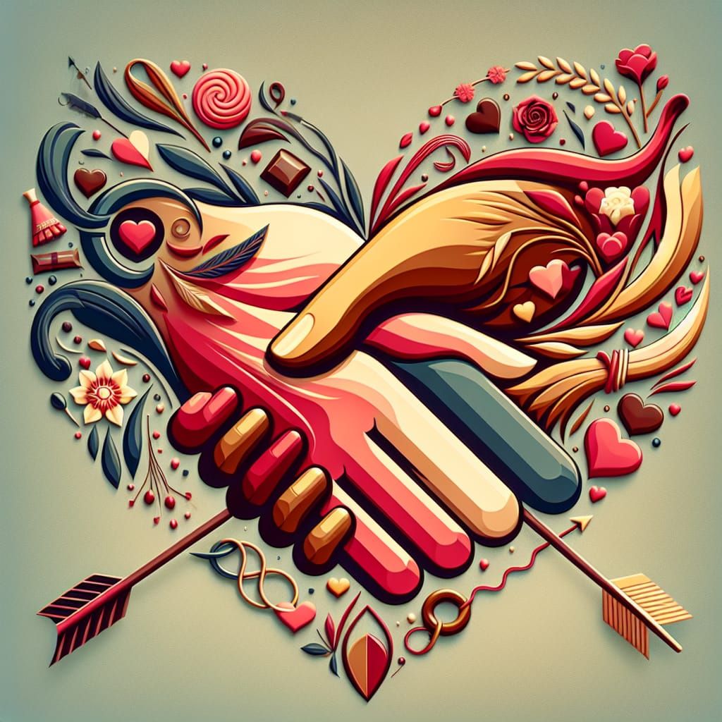 Heart and Hands: Love and Friendship Amalgamation
