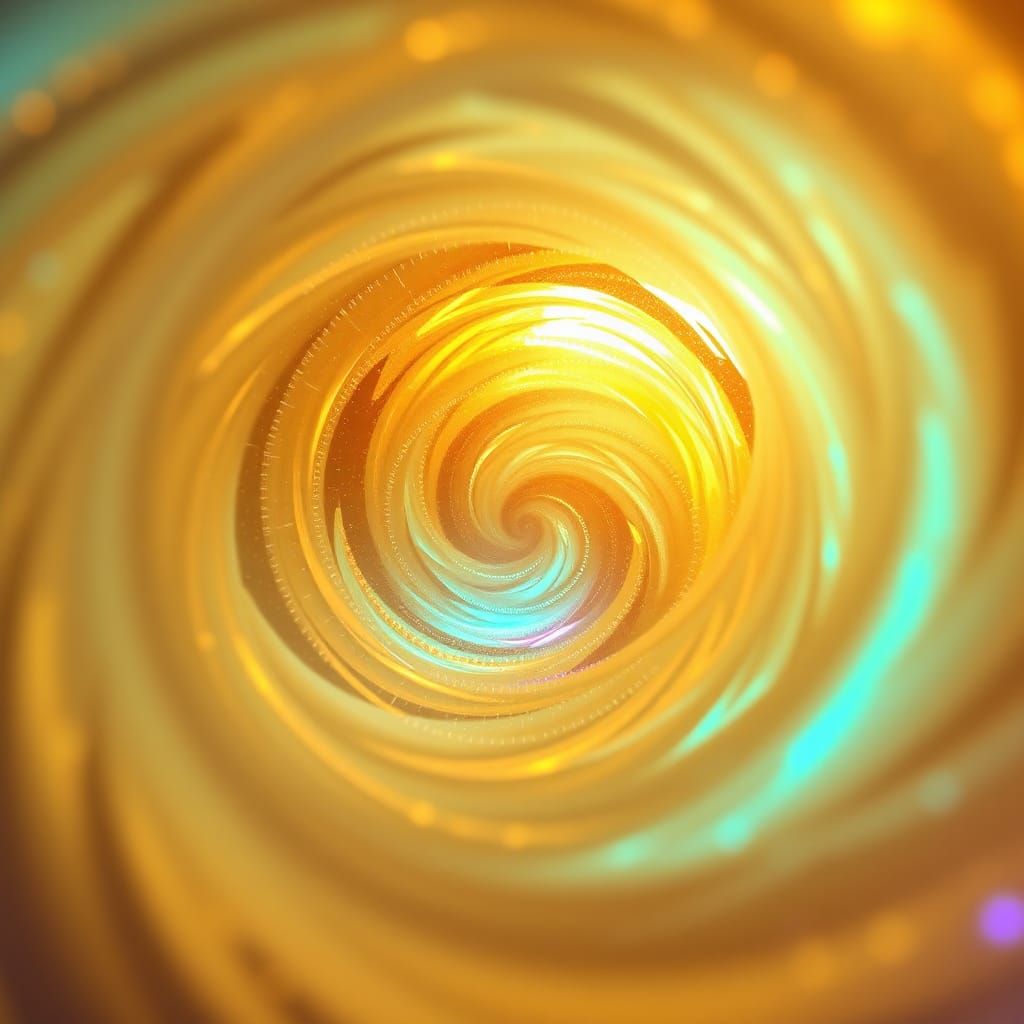 Iridescent Sound Waves Vortex Inspired by Dolly Parton's Jol...