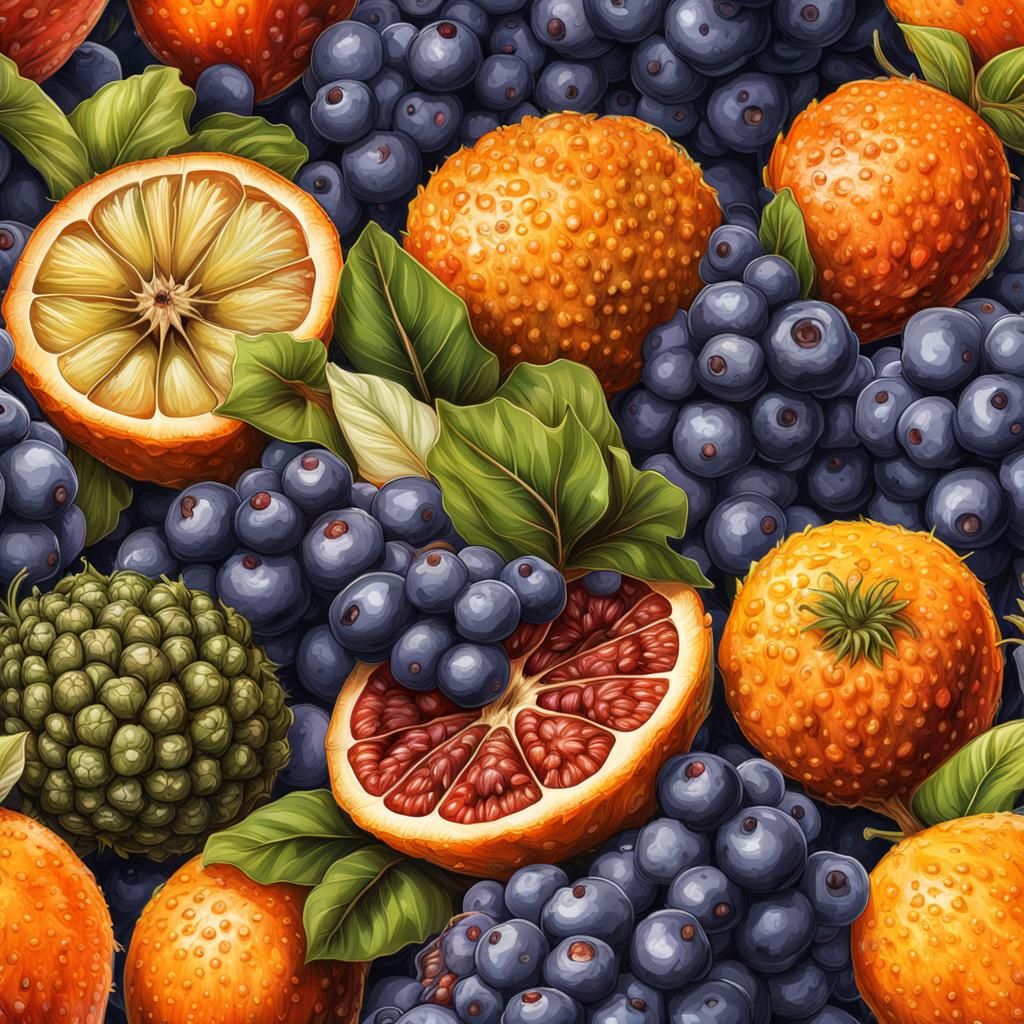 Hyperrealistic Fruit Plantations on Planet Zrik